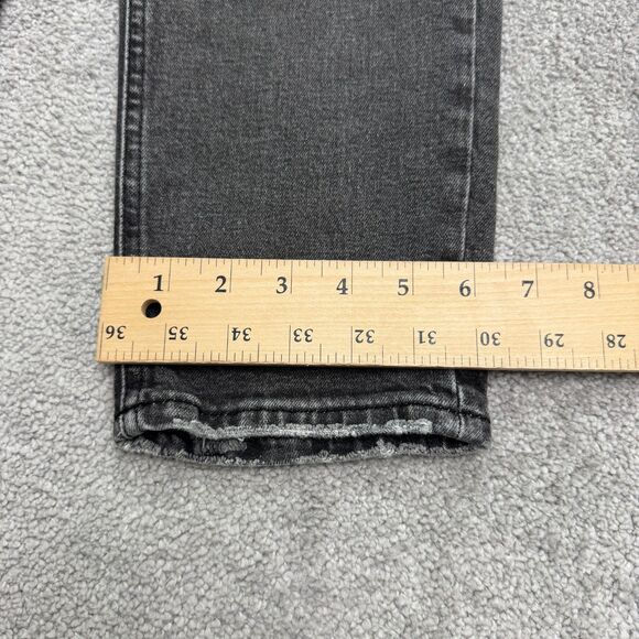 BDG Urban Outfitters Slim Straight Denim jeans Womens 28 Faded Black High Rise - Picture 11 of 16